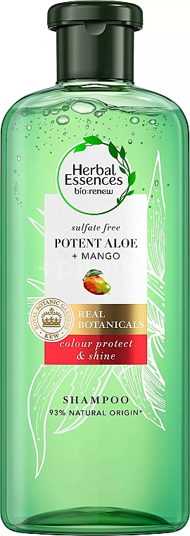 Nawilżający szampon do włosów Aloes i mango - Herbal Essences Potent Aloe + Mango Shampoo