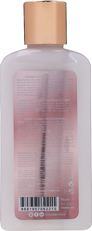 Balsam do ciała z różą - Moira Cosmetics Amber Floral Body Souffle — Zdjęcie N2