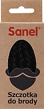 Szczotka do brody, czarna - Sanel Beard Brush — Zdjęcie N2