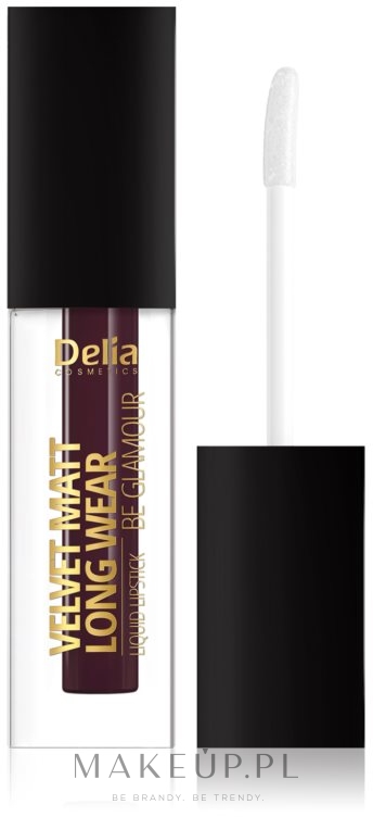 Matowa szminka w płynie - Delia Velvet Matt Long Wear Be Glamour Liquid Lipstick — Zdjęcie 105 - Berry Sorbet