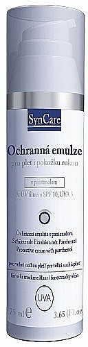 Emulsja ochronna do suchej skóry i dłoni - Protective Cream With Panthenol SPF10 — Zdjęcie N1