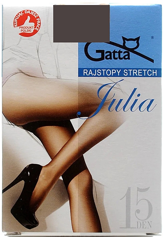 Rajstopy Julia Stretch 15 Den, fumo - Gatta — Zdjęcie N1
