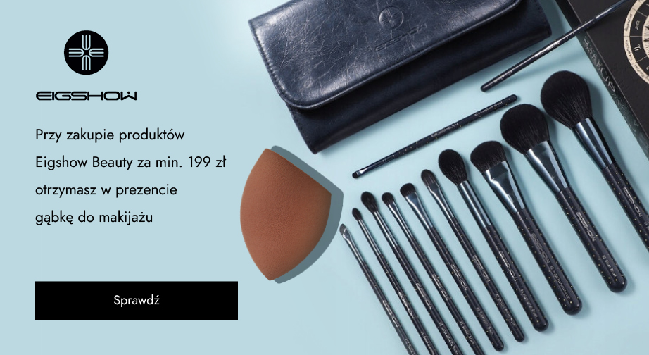 Przy zakupie produktów Eigshow Beauty za min. 199 zł otrzymasz w prezencie gąbkę do makijażu.