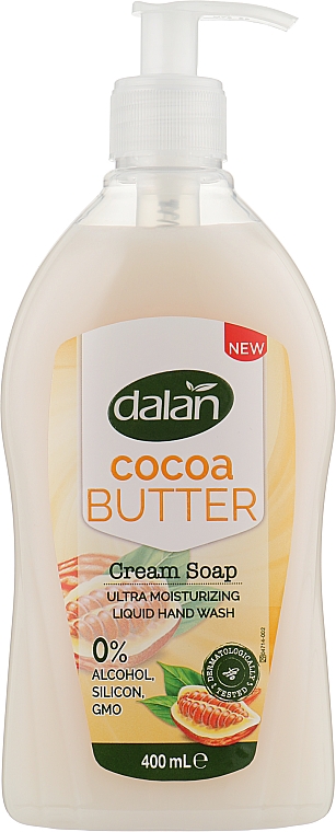 Kremowe mydło w płynie z masłem kakaowym - Dalan Cream Soap Cocoa Butter — Zdjęcie N1