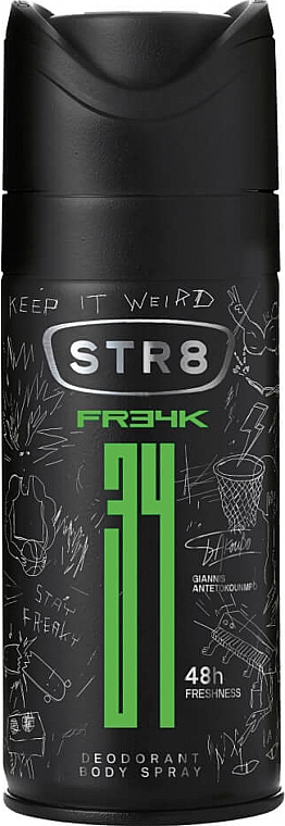 STR8 FR34K - Zestaw (deo/spray/150ml + sh/gel/250ml + a/sh/lot/50ml) — Zdjęcie N4