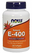 Kup Witamina E-400 + selen - Now Foods Vitamin E-400 D-Alpha & Mixed Tocopherols + Selenium Softgels