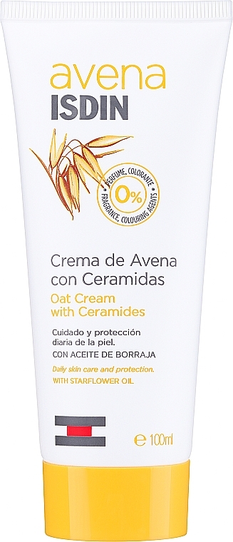 Krem owsiany z ceramidami do twarzy i ciała - Isdin Avena Oatmeal Cream With Ceramides — Zdjęcie N1