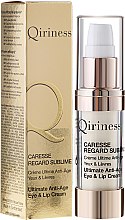 Kup Absolutny przeciwzmarszczkowy krem do skóry wokół oczu i ust - Qiriness Caresse Regard Sublime Ultimate Anti-Age Eye & Lip Cream