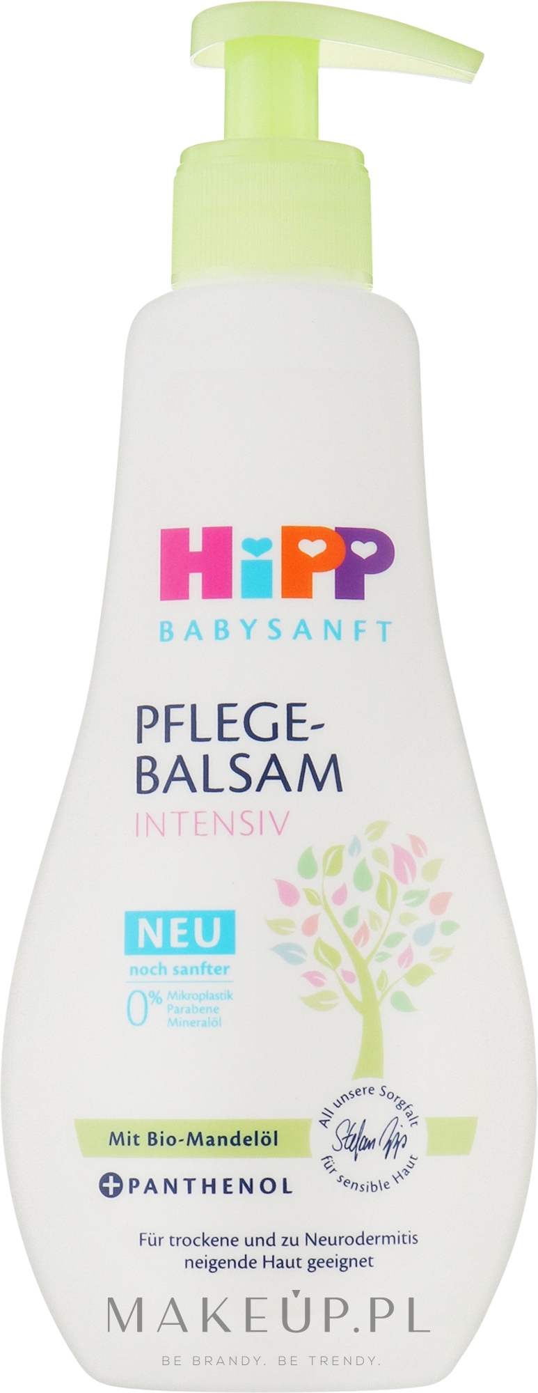 Balsam pielęgnacyjny dla niemowląt z organicznym olejkiem migdałowym i pantenolem - Hipp Babysanft Intensiv Balm — Zdjęcie 300 ml