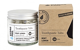 Kup Tabletki do mycia zębów bez fluoru, 130 szt. - Hydrophil Toothpaste Tablets Mint Lemon