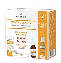 Kup Zestaw - Floslek White & Beauty Set (f/cr/30ml + f/peel/30ml + f/toner/50ml)