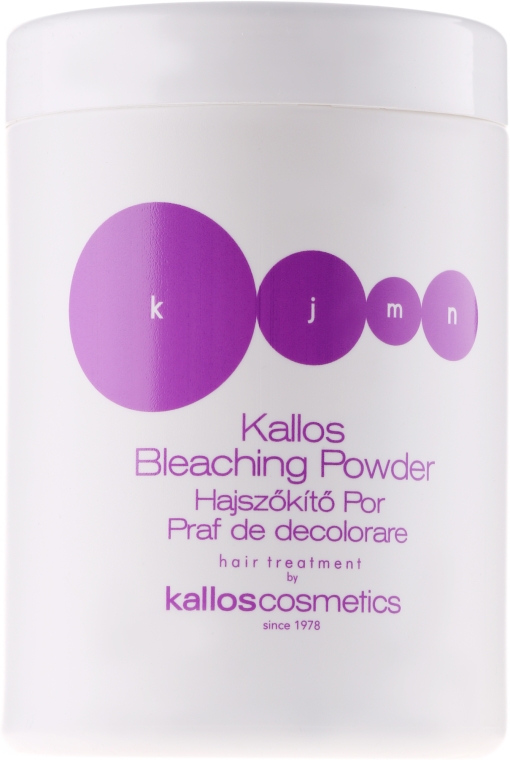 Proszek do rozjaśniania włosów - Kallos Cosmetics Bleaching Powder — Zdjęcie N2