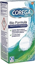 Tabletki do czyszczenia protez zębowych - Corega Bio Formula Denture Cleaning Tablets — Zdjęcie N1