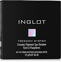Kremowe cienie do powiek - Inglot Freedom System Creamy Pigment Eye Shadow — Zdjęcie N2