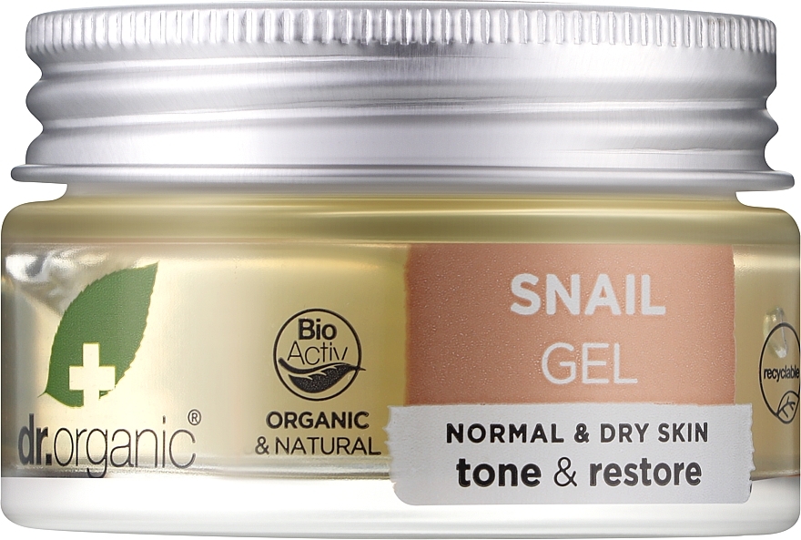 Żel ze śluzem ślimaka do twarzy i ciała - Dr Organic Bioactive Skincare Snail Gel