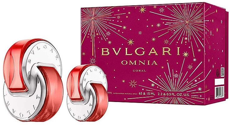 Bvlgari Omnia Coral - Zestaw (edt/65ml + edt/mini/15ml) — Zdjęcie N1