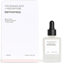 Serum do twarzy 10% kwas azelainowy+niacynamid - Dermocracy 10% Azelaic Acid + Niacinamide Facial Serum — Zdjęcie N1