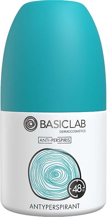 Antyperspirant-dezodorant w kulce 48h - BasicLab Dermocosmetics Anti-Perspiris  — Zdjęcie N1