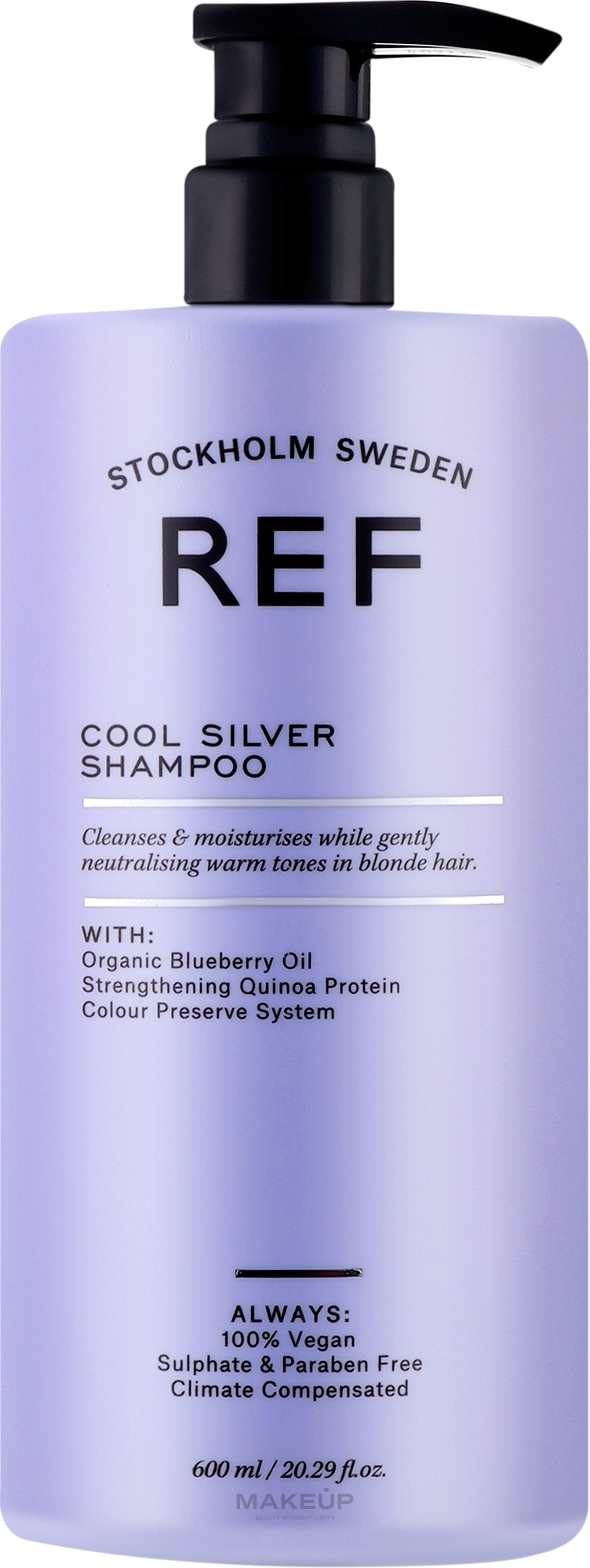 Srebrny szampon neutralizujący żółte odcienie - REF Cool Silver Shampoo — Zdjęcie 600 ml