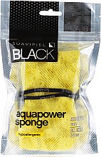 Kup Hipoalergiczna gąbka do kąpieli dla mężczyzn, żółta - Suavipiel Black Aquapower Sponge