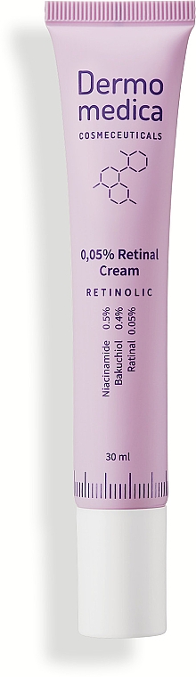 Krem do twarzy z retinalem 0,05% - Dermomedica Retinolic 0.05% Retinal Cream — Zdjęcie N1