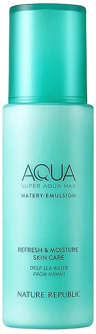 Emulsja do twarzy - Nature Republic Super Aqua Max Watery Emulsion — Zdjęcie N1