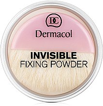 Uniwersalny puder transparentny utrwalający makijaż - Dermacol Invisible Fixing Powder — Zdjęcie N2