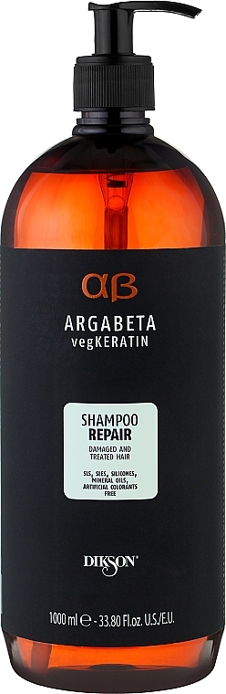 PRZECENA! Naprawczy szampon do włosów - Dikson Argabeta Repair Shampoo * — Zdjęcie N6