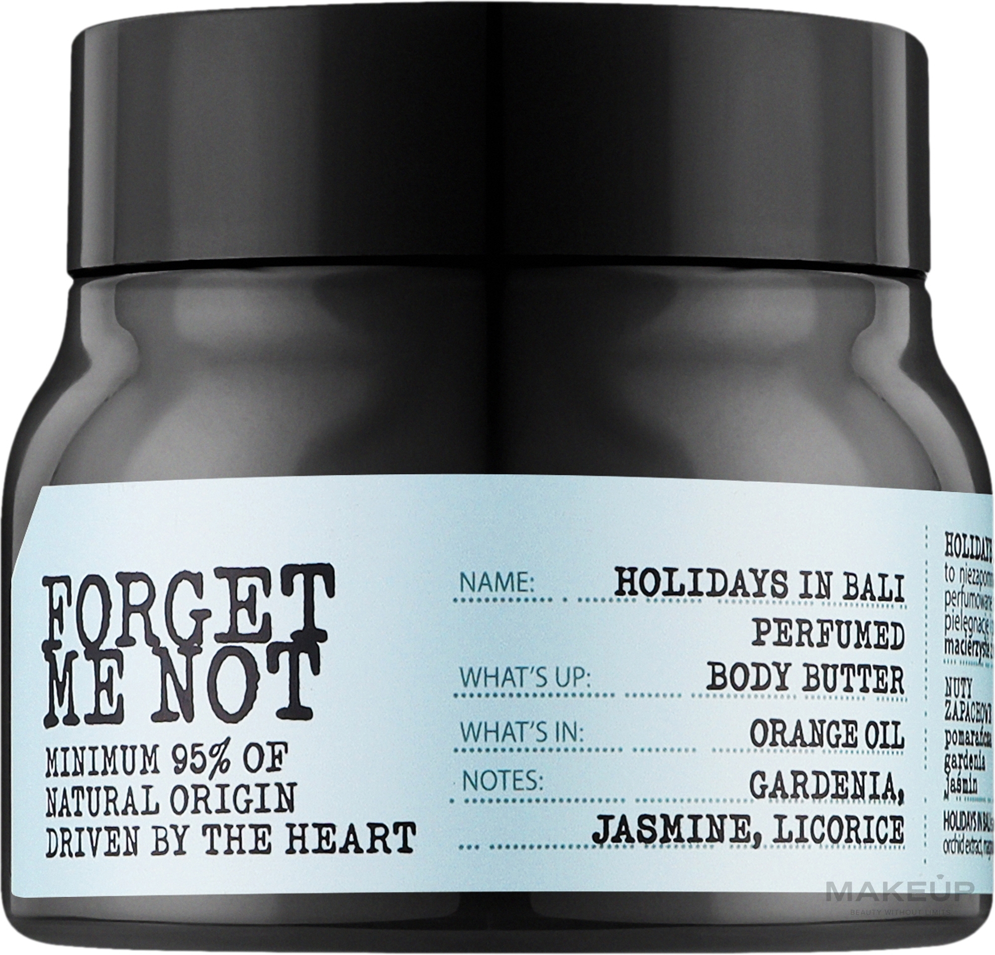 Masło do ciała - Farmona Forget Me Not Holidays In Bali Perfumed Body Butter — Zdjęcie 200 ml