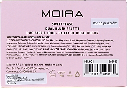 Róż do policzków - Moira Blushing Goddess Duo Blush — Zdjęcie N4