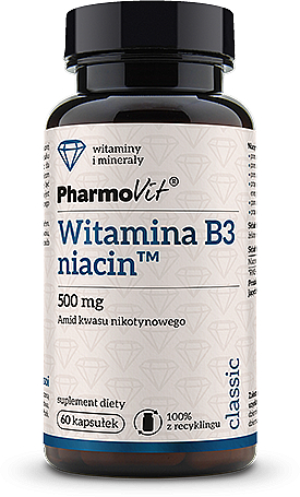 Suplement diety Witamina B3-niacyna - PharmoVit  — Zdjęcie N1