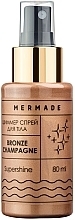 Kup Rozświetlający spray do ciała - Mermade Bronze Champagne