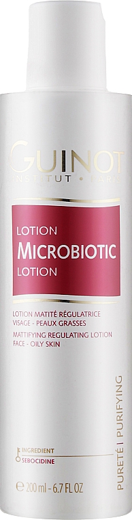 Matujący balsam regulujący do cery tłustej - Guinot Lotion Microbiotic — Zdjęcie N1