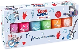 Kup Zestaw lakierów do paznokci - Maga Cosmetics Teen Drops Rockstar V.03
