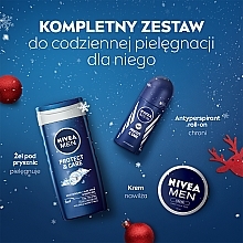 Zestaw - NIVEA MEN Get Protected (sh/gel/250ml+deo/50ml+cr/75ml) — Zdjęcie N5