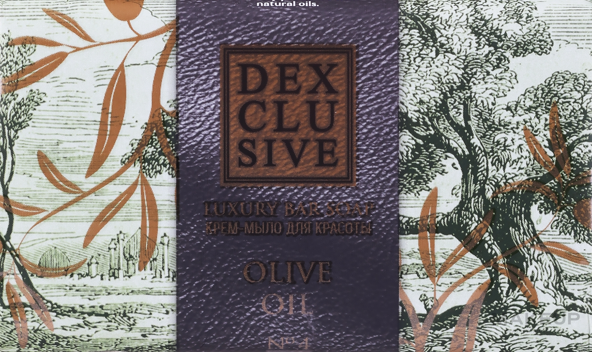 Kremowe mydło z oliwą z oliwek i drzewem cedrowym - Dexclusive Creamy Beaty Soap Olive Oil №4 — Zdjęcie 150 g