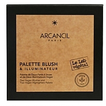 Paleta różu i rozświetlaczy - Arcancil Paris Le Lab Vegetal Blush & Illuminateur Palette — Zdjęcie N3
