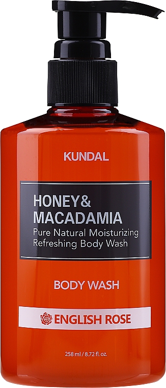 Intensywnie nawilżający żel pod prysznic Angielska róża - Kundal Honey & Macadamia Body Wash English Rose — Zdjęcie N5