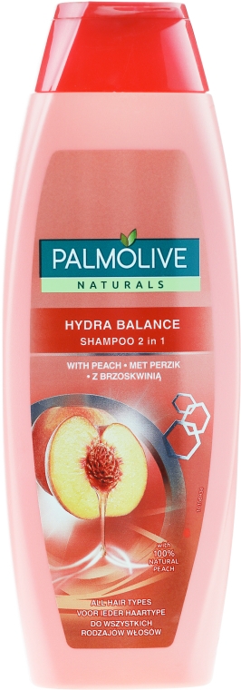 Szampon i odżywka 2 w 1 Brzoskwinia i proteiny jedwabiu - Palmolive Naturals 2 in 1 Hydra Balance Shampoo — Zdjęcie N5