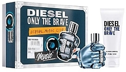 Diesel Only The Brave - Zestaw (edt 50 ml + sh/gel 100 ml) — Zdjęcie N1