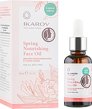 Kup Odżywczy olejek do twarzy Organiczna róża damasceńska i ylang-ylang - Ikarov Spring Nourishing Face Oil