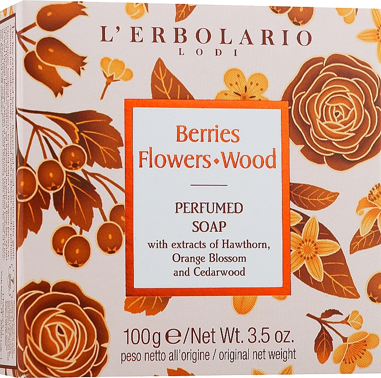 Pachnące mydło Lombardy Gardens - L'Erbolario Berries Flower Wood Perfumed Soap — Zdjęcie N1