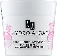 Kup Odżywczy krem matujący do skóry mieszanej - AA Hydro Algae Pink Mourishing Cream	