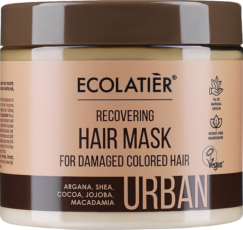 Regenerująca maska do włosów - Ecolatier Urban Recovering Hair Mask — Zdjęcie N2