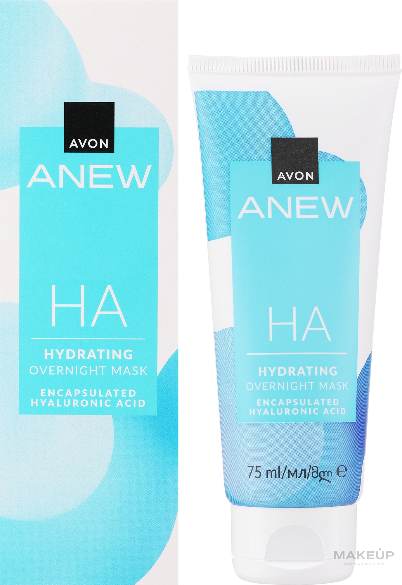 Głęboko nawilżająca maska na noc - Avon Anew Clinical Hydrating Overnight Mask — Zdjęcie 75 ml