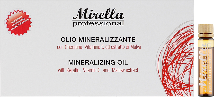 Mineralizowany olejek do włosów - Mirella — Zdjęcie N2