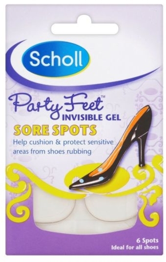 Żelowe poduszki chroniące stopy przed bólem - Scholl Party Feet Invisible Gel Sore Spots — Zdjęcie N3