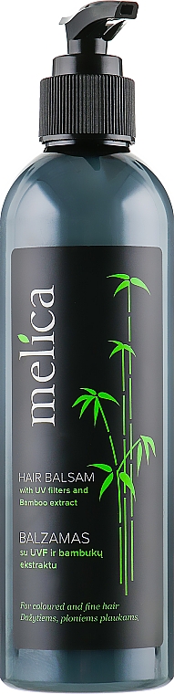 Balsam-odżywka z ekstraktem z bambusa do włosów farbowanych - Melica Hair Balsam — Zdjęcie N1