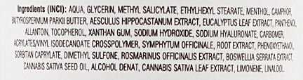Balsam do stóp z kasztanowcem, żywokostem i olejem konopnym - Bione Cosmetics Cannabis Kostival Herbal Ointment With Horse Chestnut — Zdjęcie N3