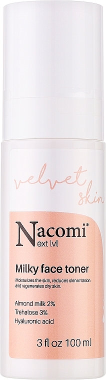 Nawilżający tonik do twarzy - Nacomi Next Level Milky Face Toner — Zdjęcie N1